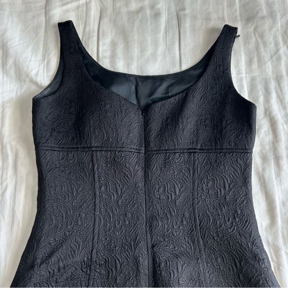 Georgiou Studio Black Jacquard Mini Dress - Picture 4 of 7